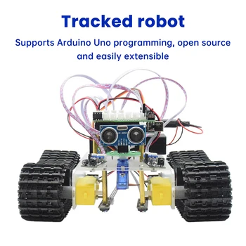 Smart Robot Kit Programmierung Starter Lernautomatisierung Roboter Designer Pädagogischer Roboter für Arduino