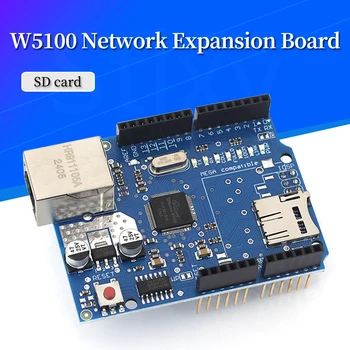 Arduino W5100 Ethernet Shield - R3 & Mega 2560/1280 Netzwerk-Entwicklungsplatine mit R3-Kompatibilität