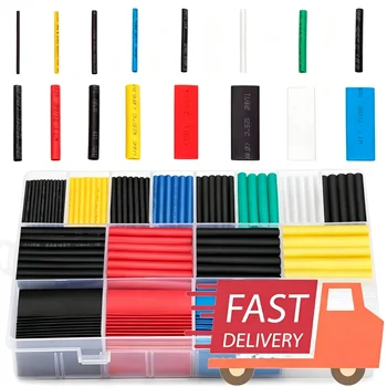 Schrumpfschlauch-Set, Draht, elektrischer Anschluss, Drahtwickel, Kabelschutz, thermobeständiger Schlauch