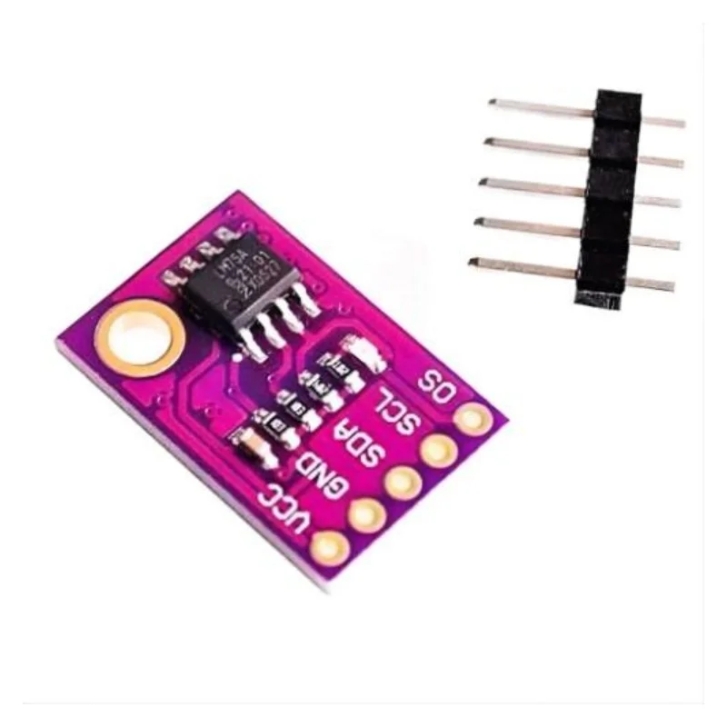 LM75 Temperatursensor, Hochgeschwindigkeits-I2C-Schnittstelle, Hohe Präzision, Entwicklungsboard-Modul LM75A