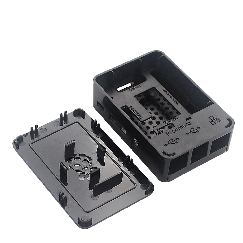 Raspberry Pi 4 Gehäuse Kunststoffs chale Abs Gehäuse Box mit Lüfter – Bild 2