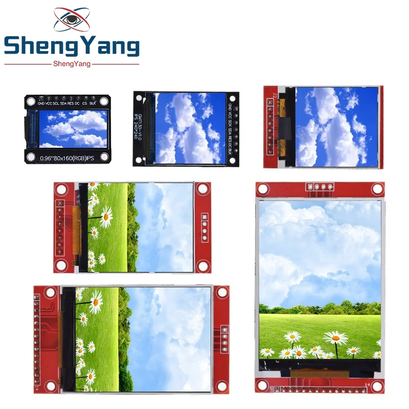 TFT Display 0,96/1,3/1,44/1,77/1,8/2,0/2,4/2,8 zoll IPS 7P SPI HD 65K – Bild 3