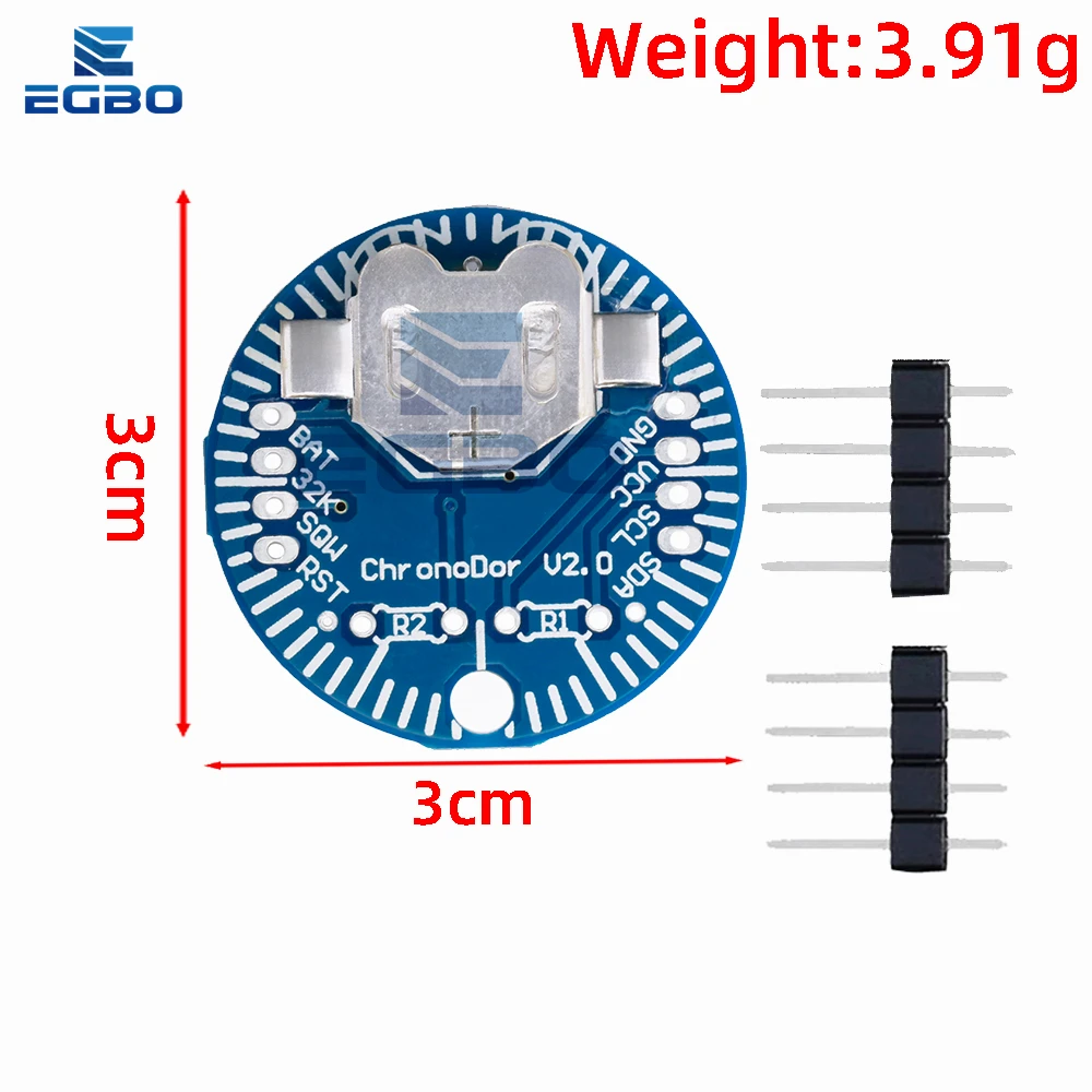 RTC Echtzeit-Uhr-Modul DS3231 ChronoDot V2.0 I2C für Speicher DS3231 – Bild 5
