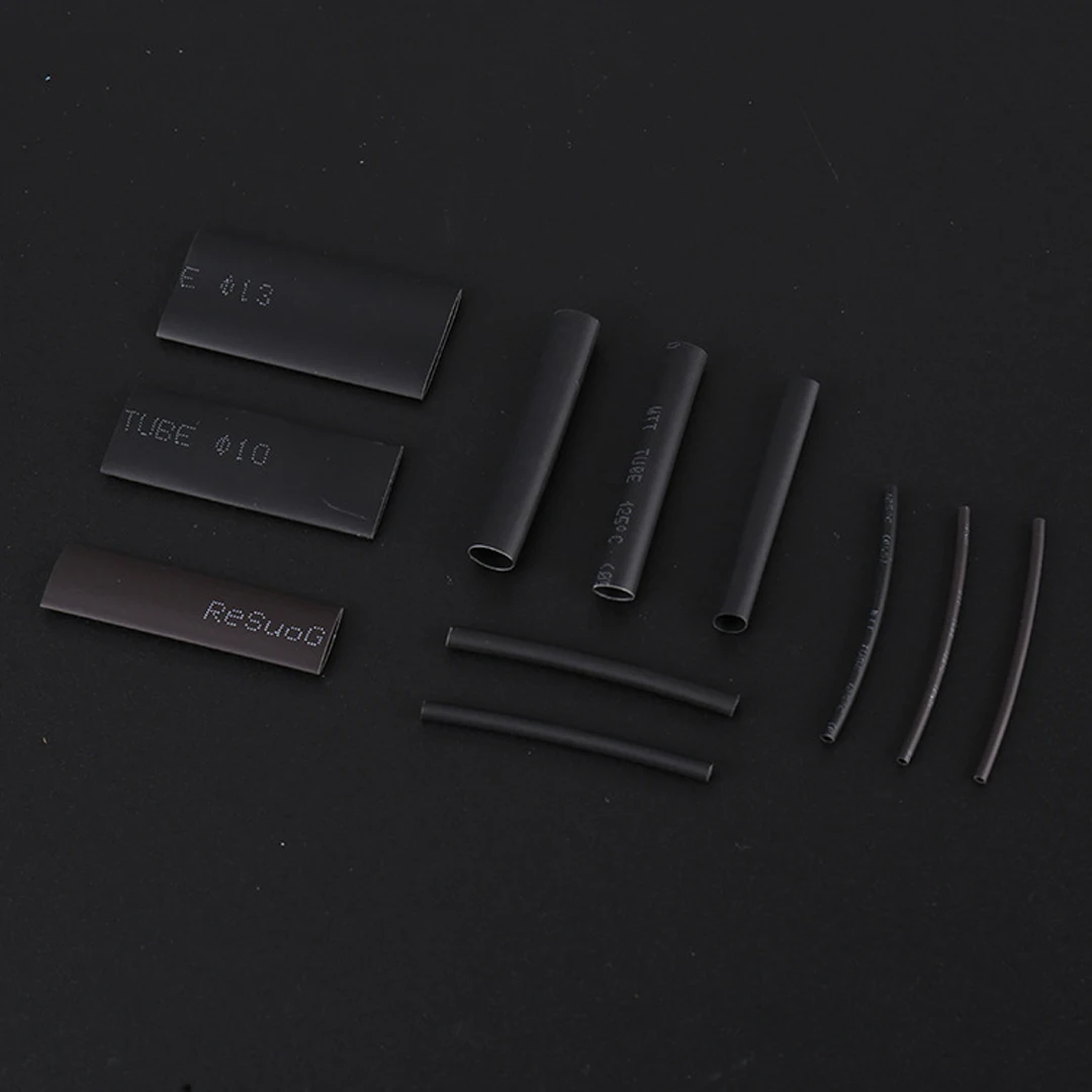 Schwarzes Schrumpfschlauch-Set, thermobeständiger Schlauch – Bild 4