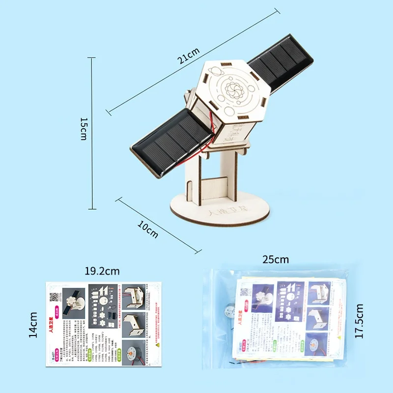 DIY Solarbetriebenes Künstliches Satellitenmodell-Bausatz – Bild 3