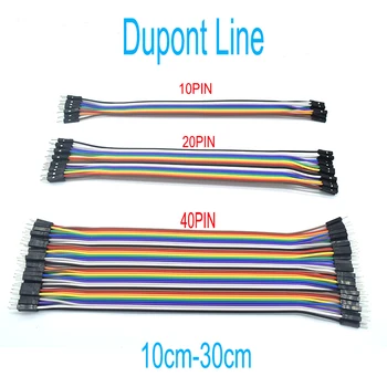 40-poliges Dupont-Überbrückung kabel Stecker zu Stecker Buchse zu Buchse Stecker zu Buchse Dupont 10cm 20cm