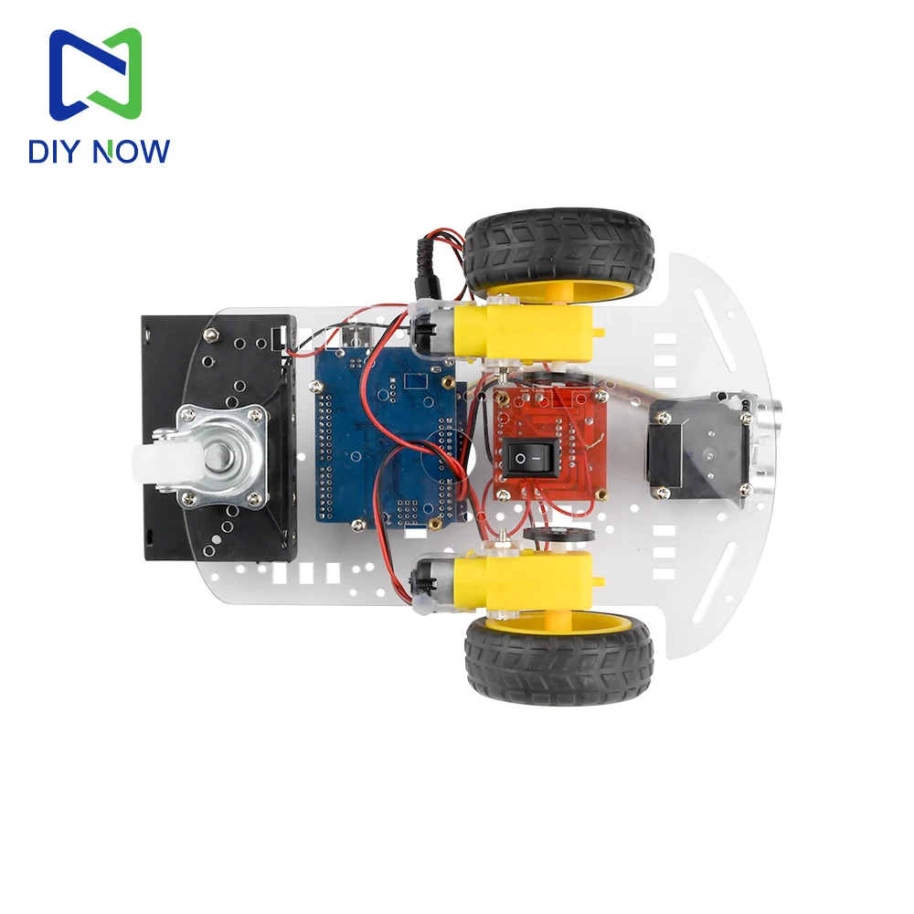 Ultraschall-Hindernisvermeidungs-Auto Smart Car DIY-Kit – Bild 6