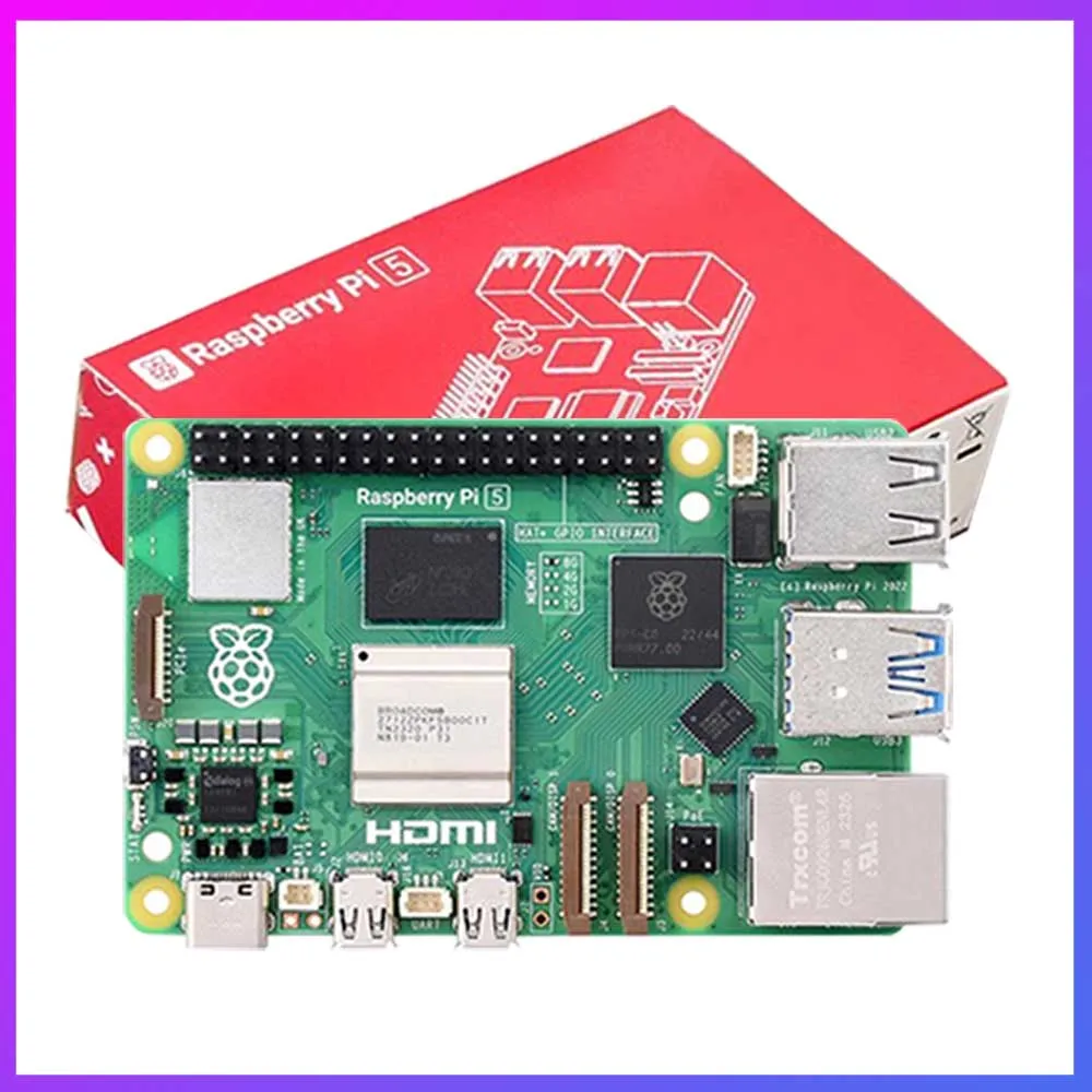 Raspberry Pi 5 16GB 4GB RAM Kit BCM2712 Cortex-A76 2.4GHz LPDDR4X-4267 PCIe 2.0 RTC Optionales Gehäuse