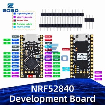 Premium EGBO NRF52840 Entwicklungsboard, kompatibel mit Nice!Nano V2.0, Bluetooth & Lademanagement, Pro Micro