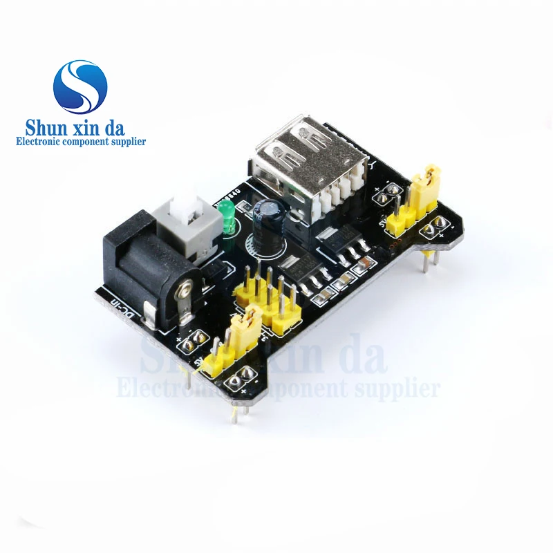 MB102 Breadboard Netzteilmodul 3,3 V 5 V lötfreies Brotbrett – Bild 4