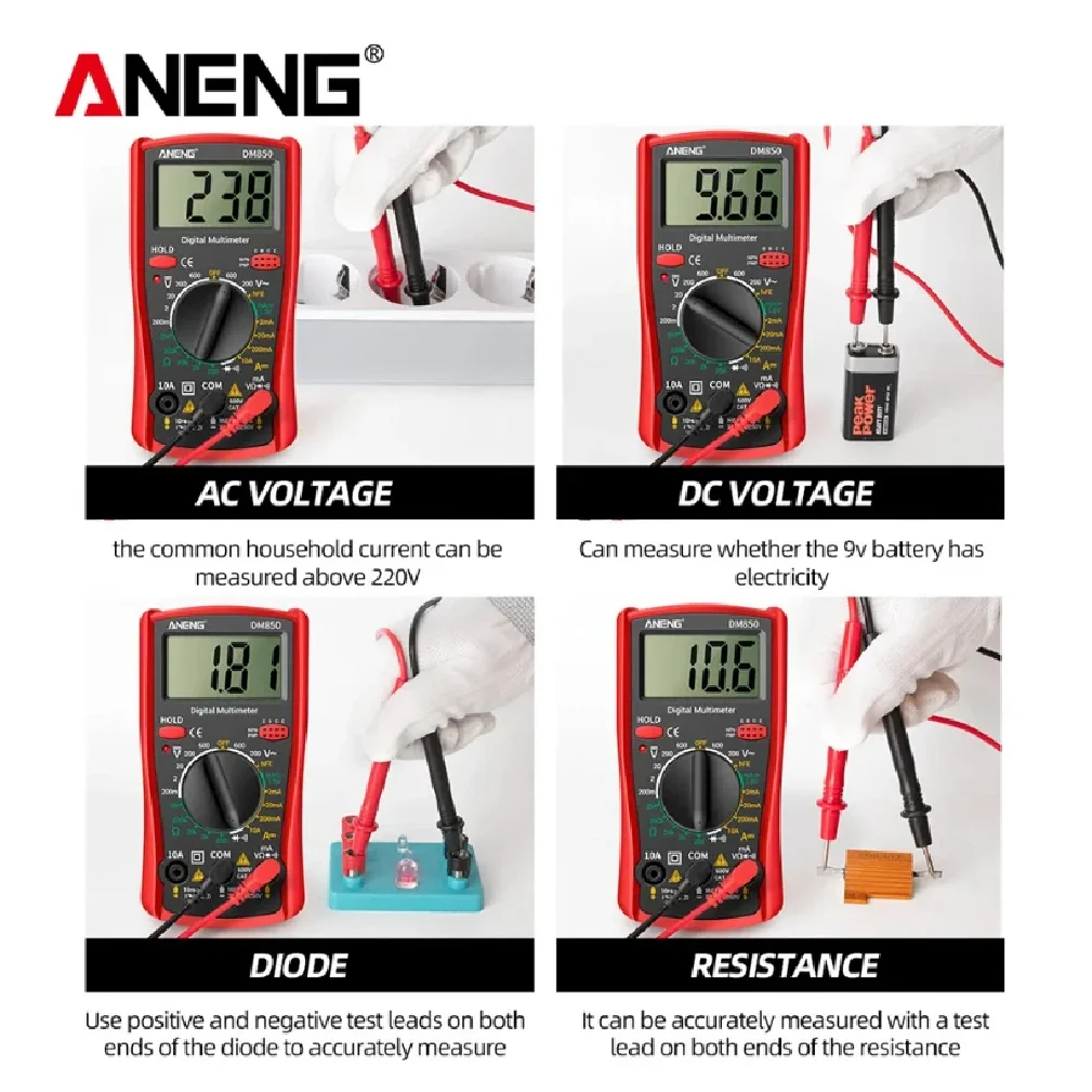 MultANENG DM850 Digitales Multimeter Automatisch Professionell 1999 – Bild 4