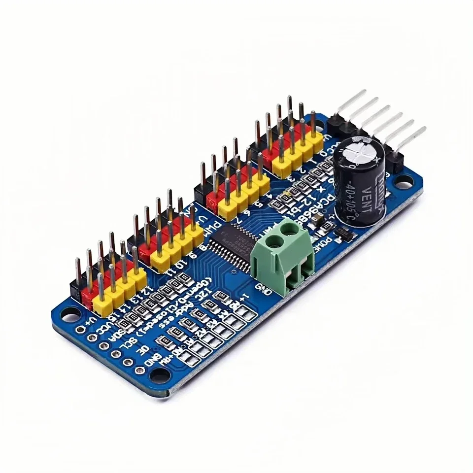 PCA9685PW 16-Kanal 12-Bit-PWM/Servo-Treiber-I2C-Schnittstelle PCA9685-Modul Raspberry Pi Shield-Modul Servo