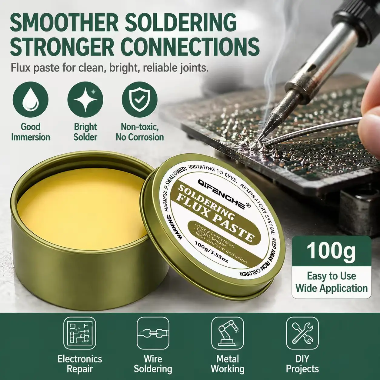 Lötpaste mit Rosin-Flussmittel 10g/30g/100g Bleifreies – Bild 5