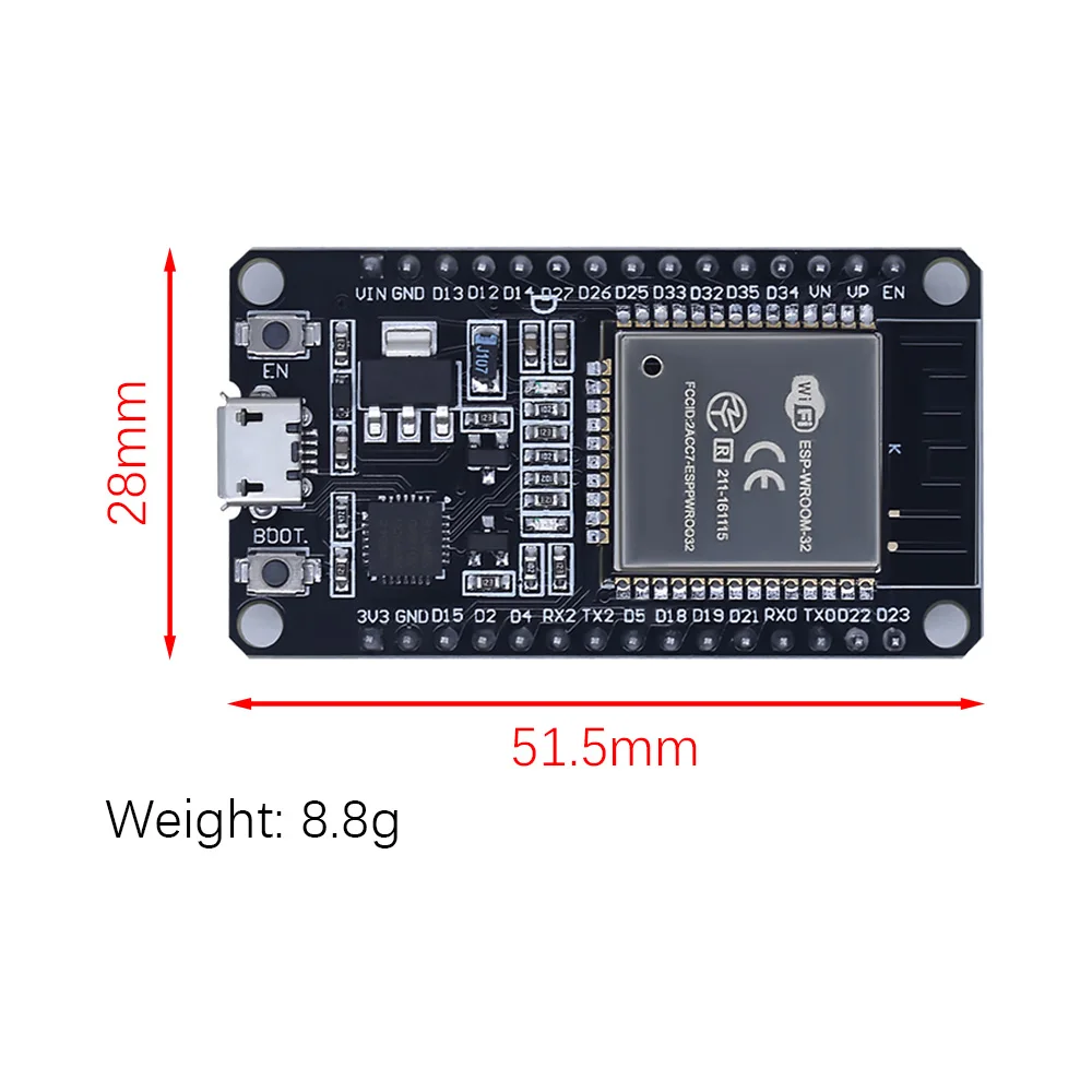 ESP-32S ESP-32 Entwicklungsboard WiFi Wireless Bluetooth Antennenmodul – Bild 6