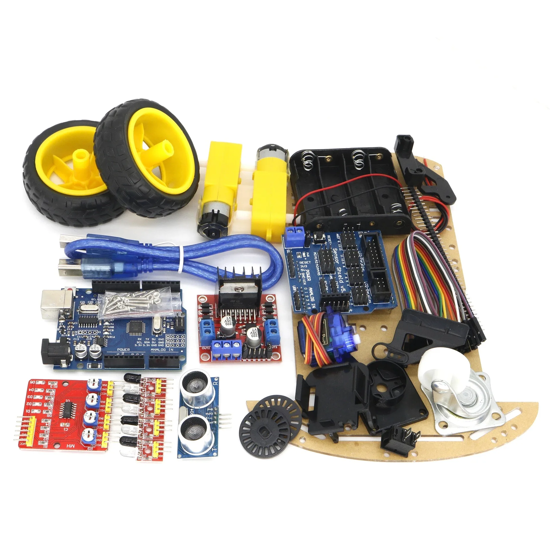 Smart Electronics Motor Smart Roboter Auto Chassis Kit Geschwindigkeit – Bild 2