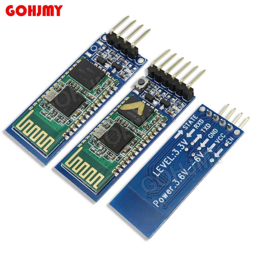 HC-05 HC06 Drahtloses Modul für Rduino Seriell 6-poliges Bluetooth / HC-06 4Pin RF-Empfänger-Transceiver-Modul
