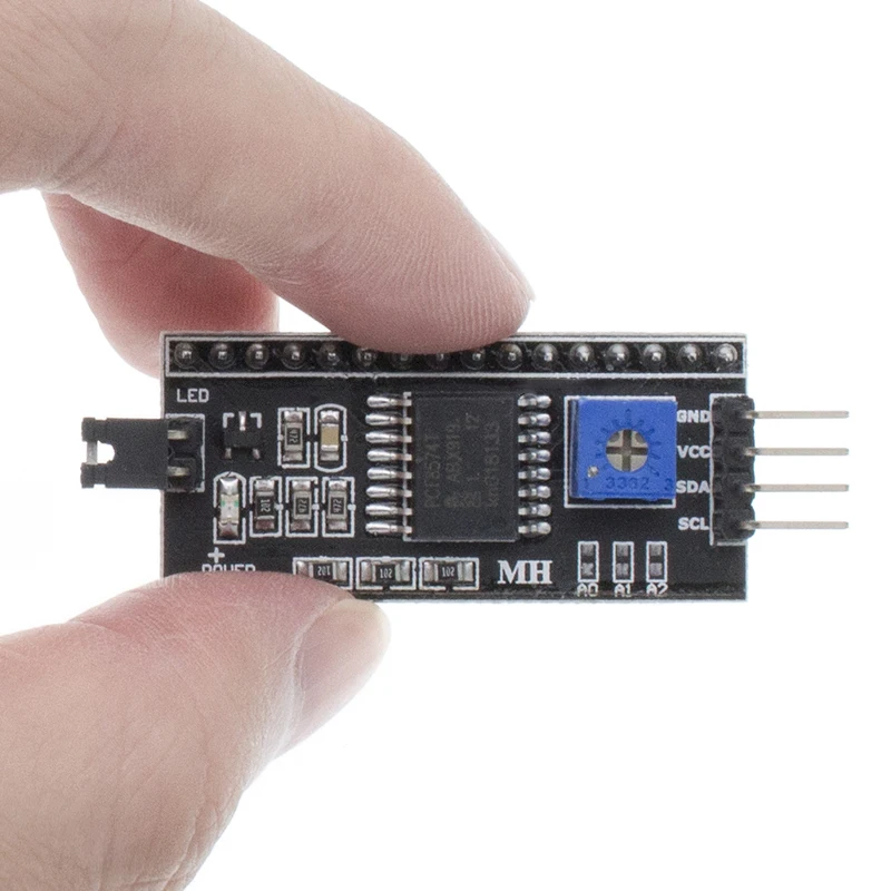 LCD1602+I2C Modul Blau/Gelb Grün Bildschirm 16x2 Zeichen LCD Display – Bild 6