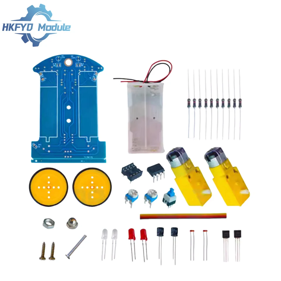 Billige D2-1 intelligente Roboterauto-Kits, die lichte mpfindliche – Bild 6