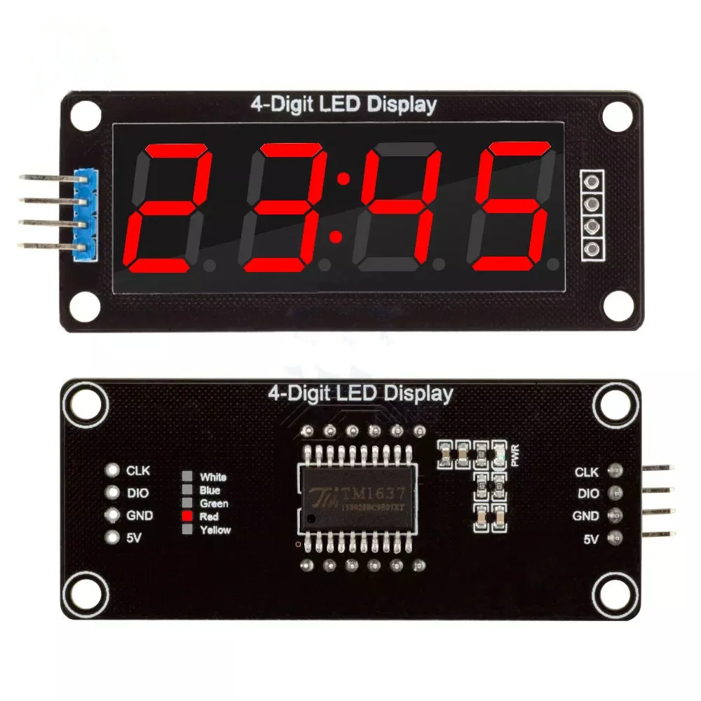 LED-Anzeige 0,56 Zoll 4-stelliges 7-Segment-Digitalröhren-Uhrenmodul – Bild 2