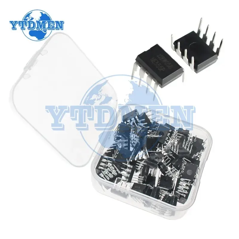 Integrierte Schaltkreise NE555 NE555P DIP-8 IC Chip Kit – Bild 4