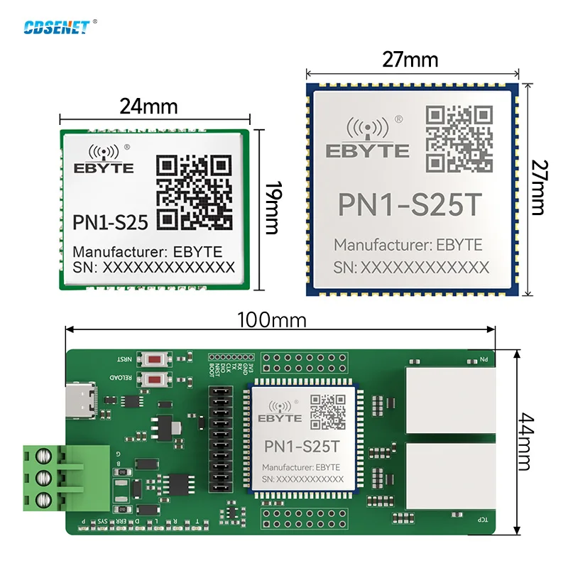 Profinet zu Modbus Gateway-Modul CDSENET PN1-S25 Serie 2 Serielle – Bild 2