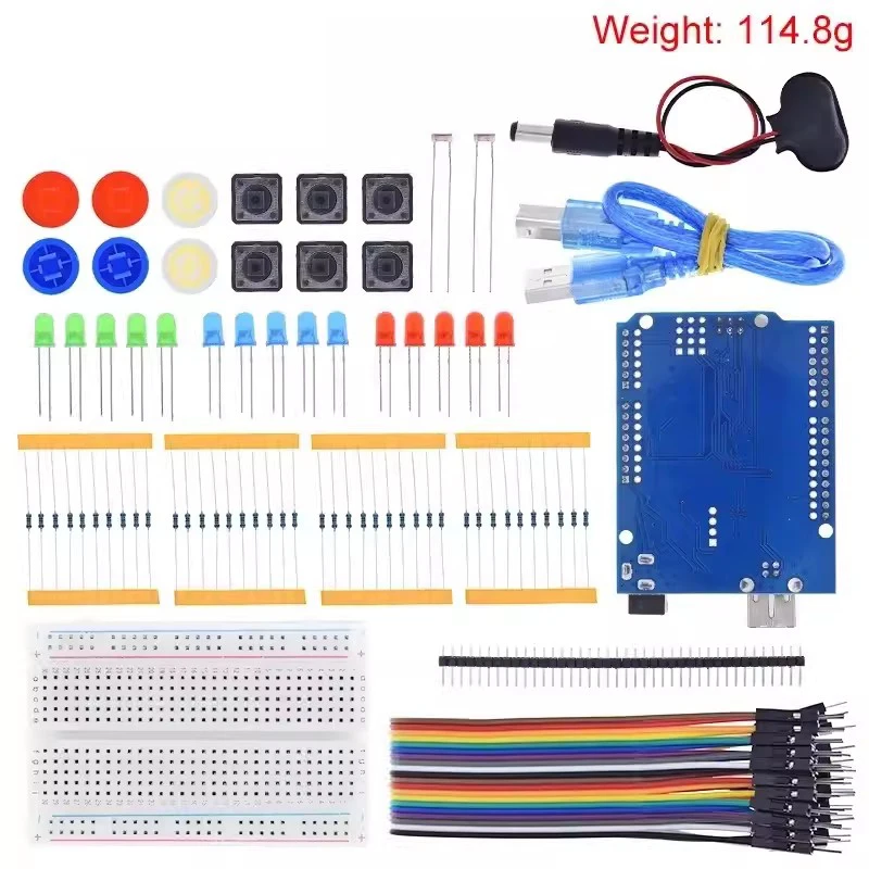 Starter Kit für UNO R3 Mini Breadboard LED Jumper Wire Button – Bild 2