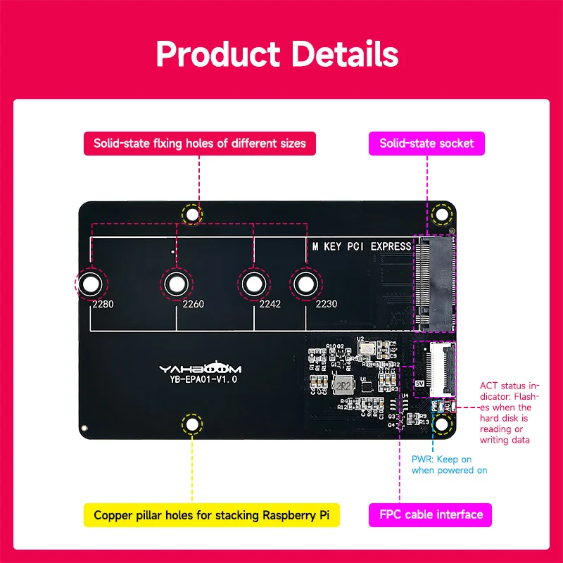 Raspberry Pi 5 NVME PCIe zu M.2 SSD Solid State Drive – Bild 4
