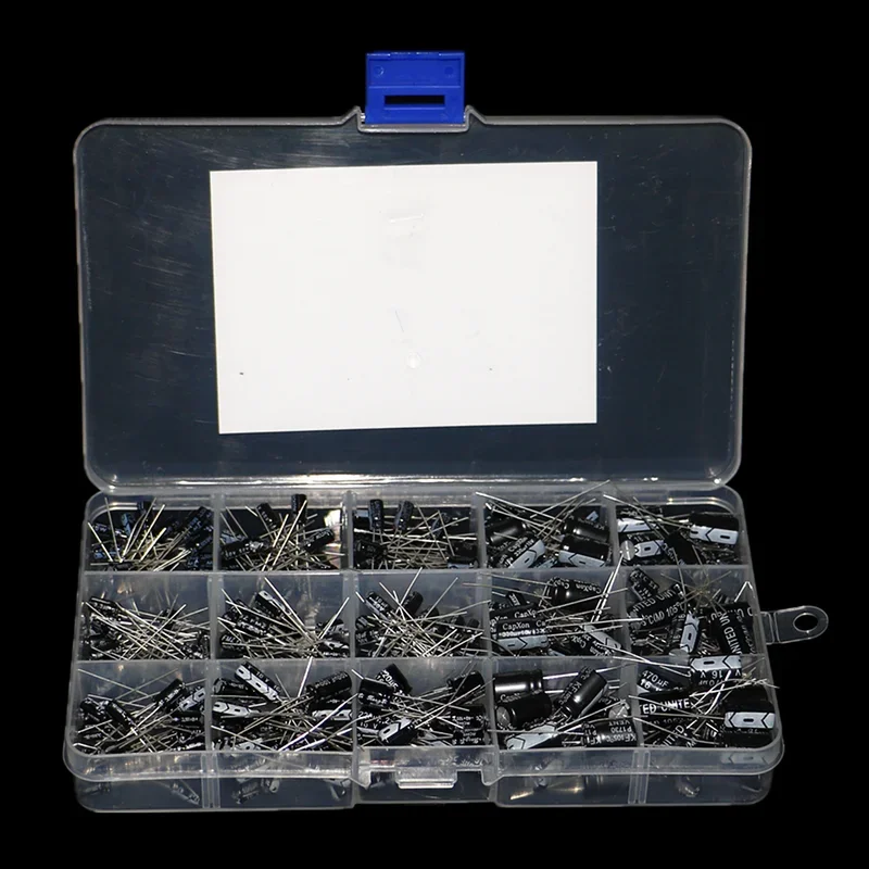 15 Arten 16 V 50 V 0,1 uf-470 uF Elektrolytkondensator (300 Stück) – Bild 2