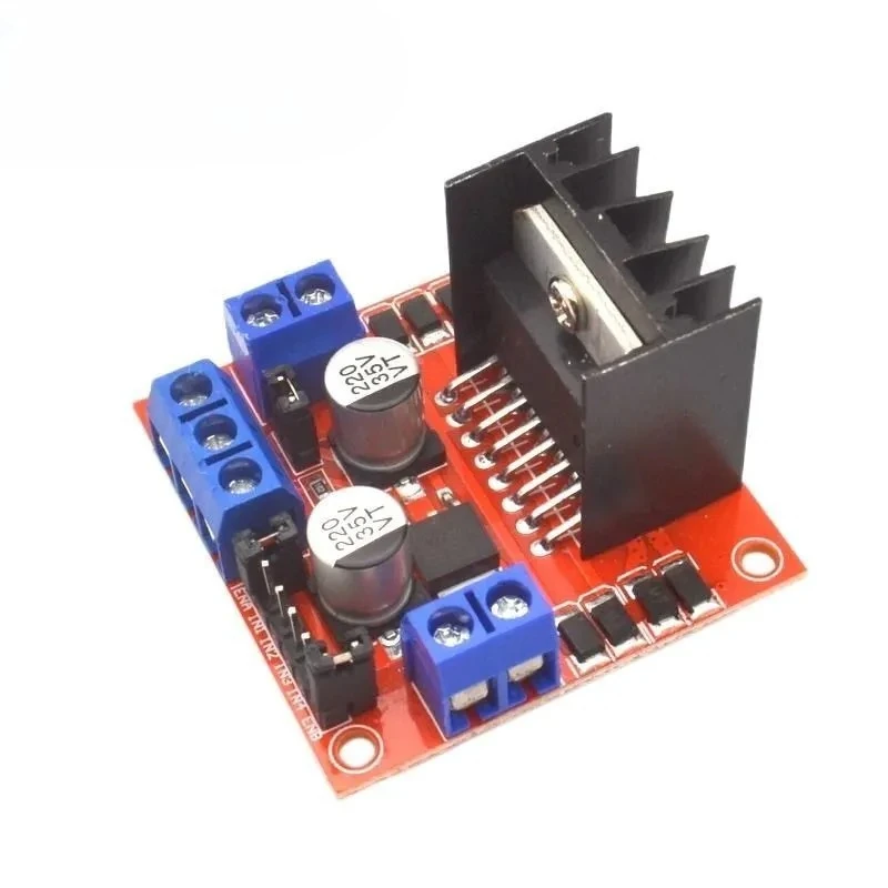 L298N Motorsteuerplatine L298 Modul für Arduino Dual H-Brücke DC – Bild 2