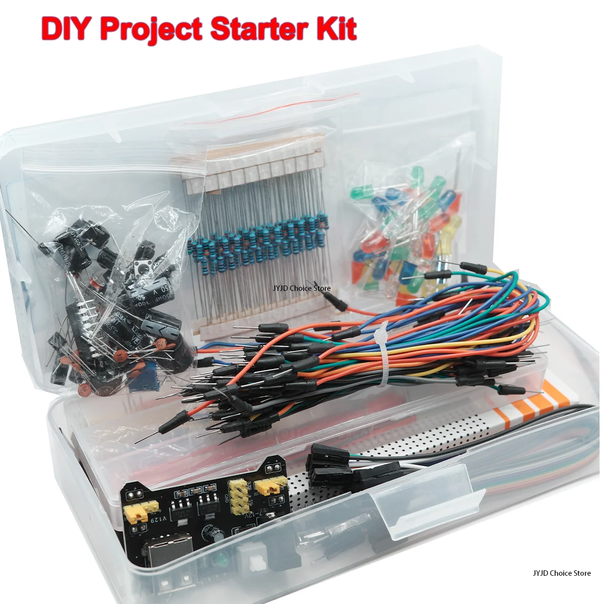 DIY-Projekt-Starter-Kit für Arduino UNO R3 Kit, elektronisches DIY-Kit, elektronisches Komponenten-Set