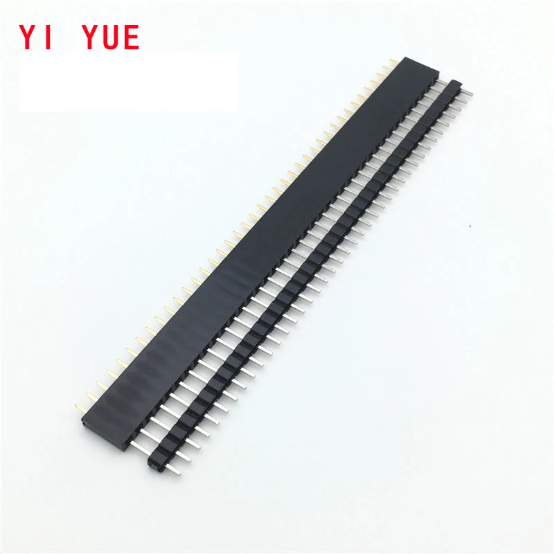10 Paar 40 Pin 1x40 einreihige männliche und weibliche 2,54 (20 Stück) – Bild 3