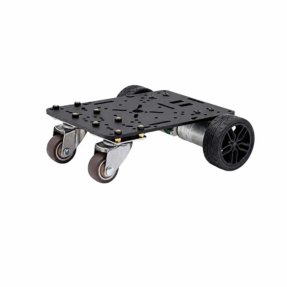 R1-Serie Mini Smart Car Chassis 3WD 4WD Radbalancierender Trolley – Bild 3