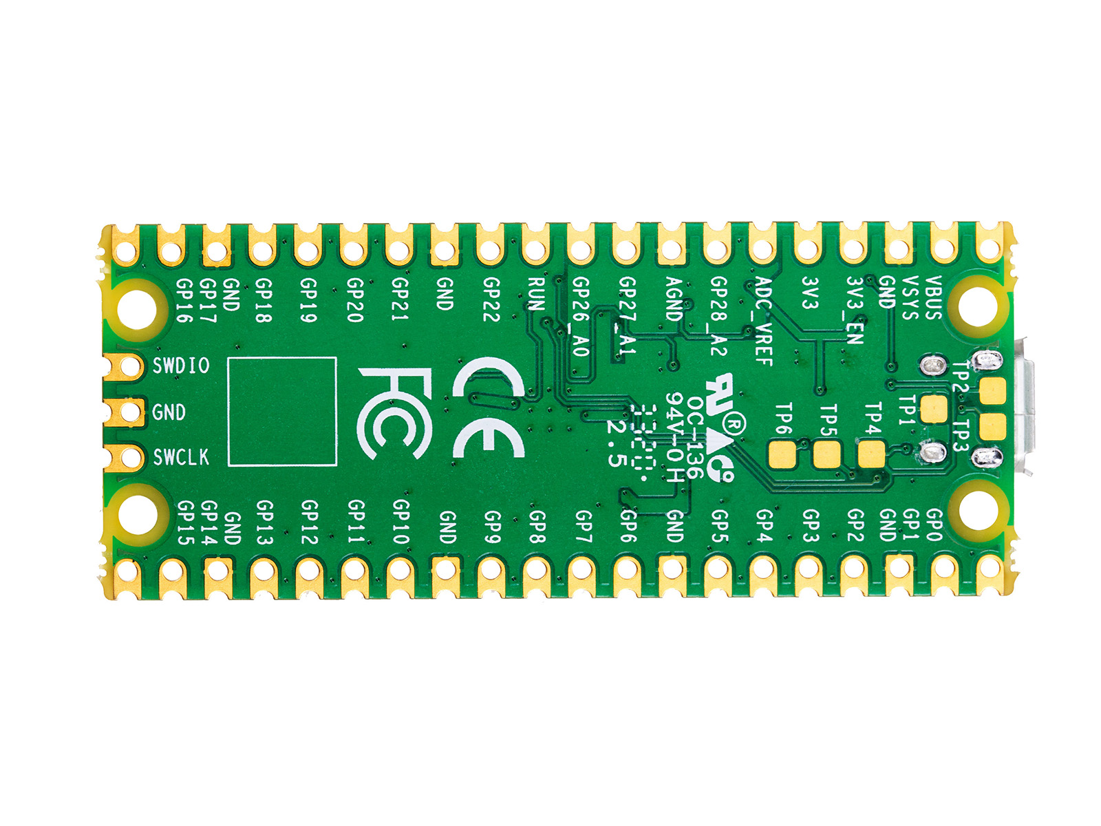 Raspberry Pi Pico Hochleistungs-Mikrocontroller-Board mit flexiblen – Bild 2