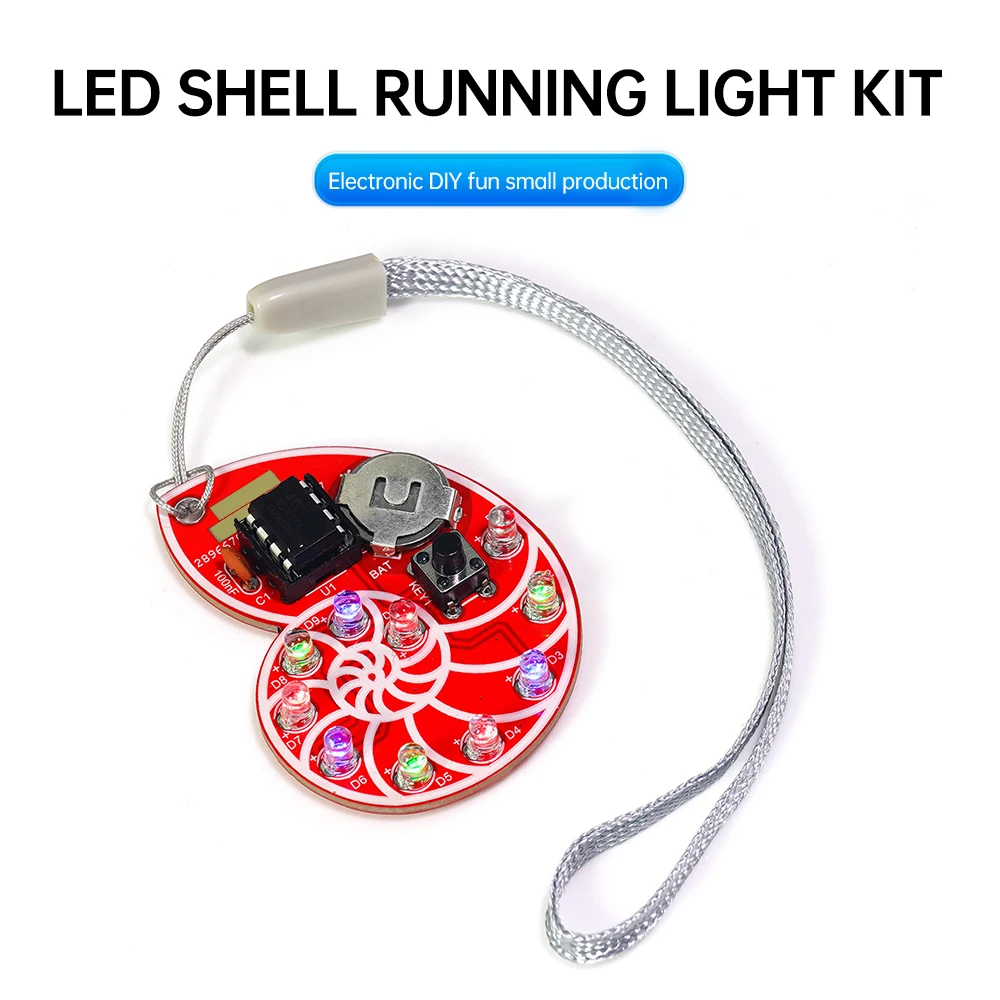 DIY-Löt-Lernset, LED-Muschel-Design, SMD, SMT, elektronisches Kit – Bild 2
