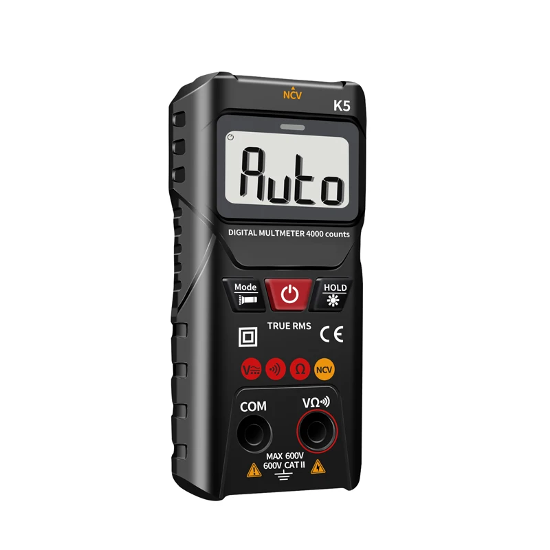 Digitalmultimeter 4000 Zähler-Voltmeter mit automatischem/manuellem Modus, intelligente Messung der