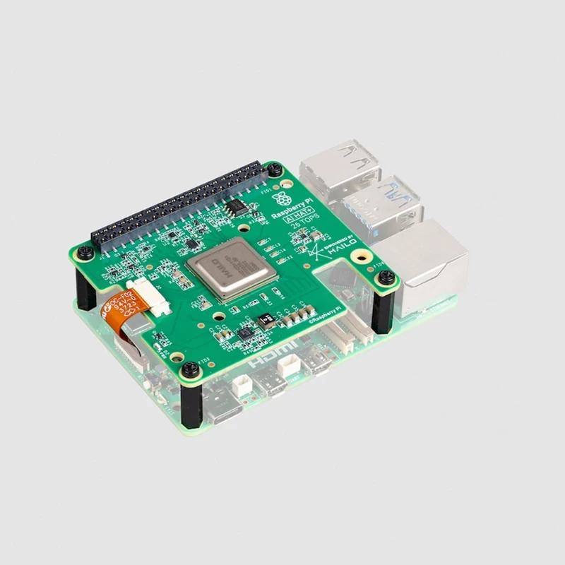 Raspberry Pi 5 Pi AI HAT + Erweiterungsplatine für die Entwicklung – Bild 5