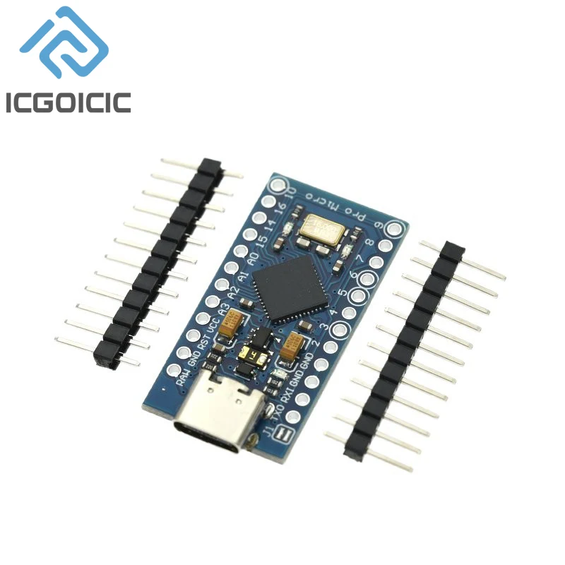 Typ-C-Micro-USB-Modul atmega32u4 5V 16-MHz-Board für Arduino-ATMEGA32U4-AU/Mu-Controller Pro-Micro-Ersatz Pro