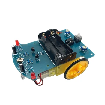 D2-1 Smart Roboter Auto Kits Intelligente Tracking Linie Auto Lichtempfindliche Roboter DIY Kit Patrol