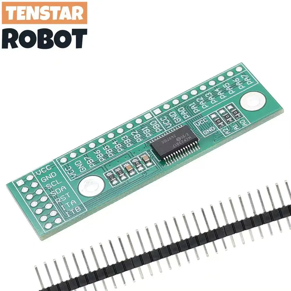 MCP23017 16bit I/O Expansion Board Modul Pin PCB IIC I2C Schnittstelle – Bild 5