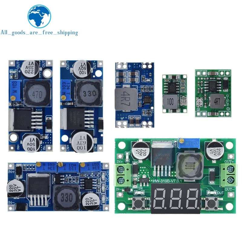 3A Einstellbares DC-DC LM2596 LM2596S Modul, Eingang 4V-35V, Ausgang – Bild 3