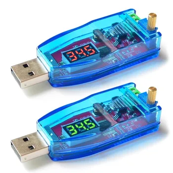 DC-DC 5V bis 3,3V 9V 12V 24V USB Step UP/Down Netzteilmodul Einstellbarer Boost Buck Converter Out DC 1,0V-24V
