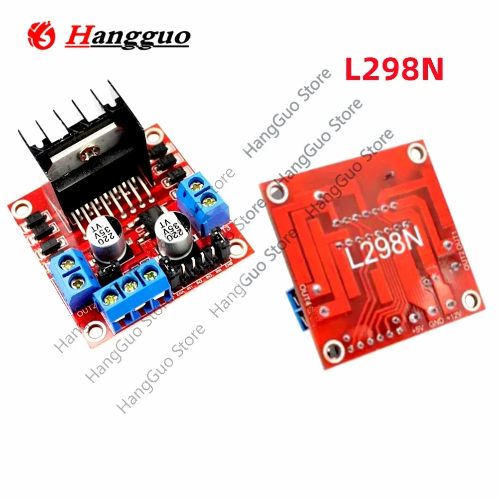 Beste in Qualität L298N Für motor stick Board modul schrittmotor intelligente auto roboter (5 Stück)
