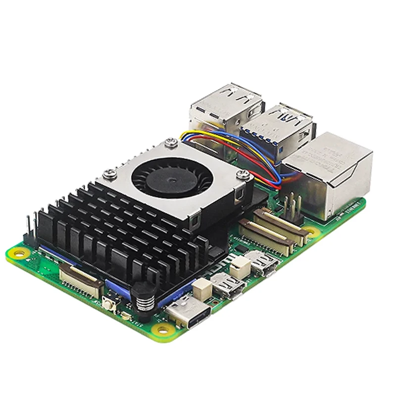 Raspberry Pi 5 Aktiver Kühler, Kupfer- oder Aluminium-Kühlkörper – Bild 5