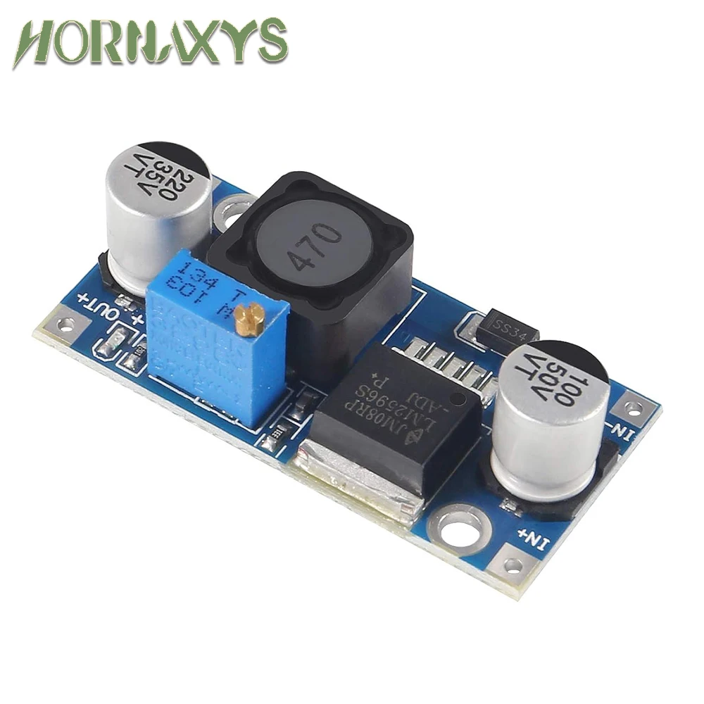 LM2596 DC-DC Step-Down-Wandlermodul 3A Einstellbares Step-Down-Modul LM2596S-ADJ Spannungsregler 24V 12V 5V 3V