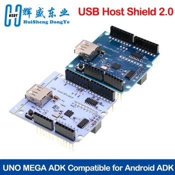 USB Host Shield 2.0 für Arduino, kompatibel mit UNO MEGA ADK, für Android ADK DIY Elektronik-Modulplatine