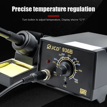 936 Lötstation, 60W Lötkolben-Set mit 200-480°C Einstellbarer Temperatur, Rework-Station Elektrischer