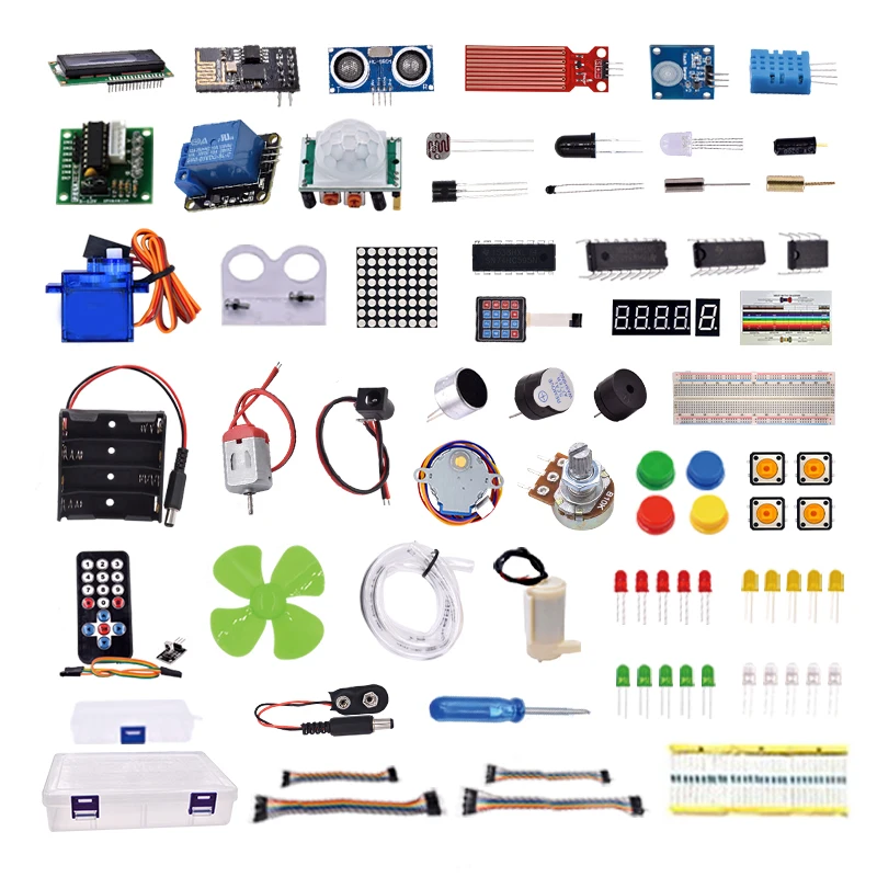 Super Starter-Kit mit WLAN-Modul, 130-Motor, HC-SR501, 1602, Relais – Bild 3