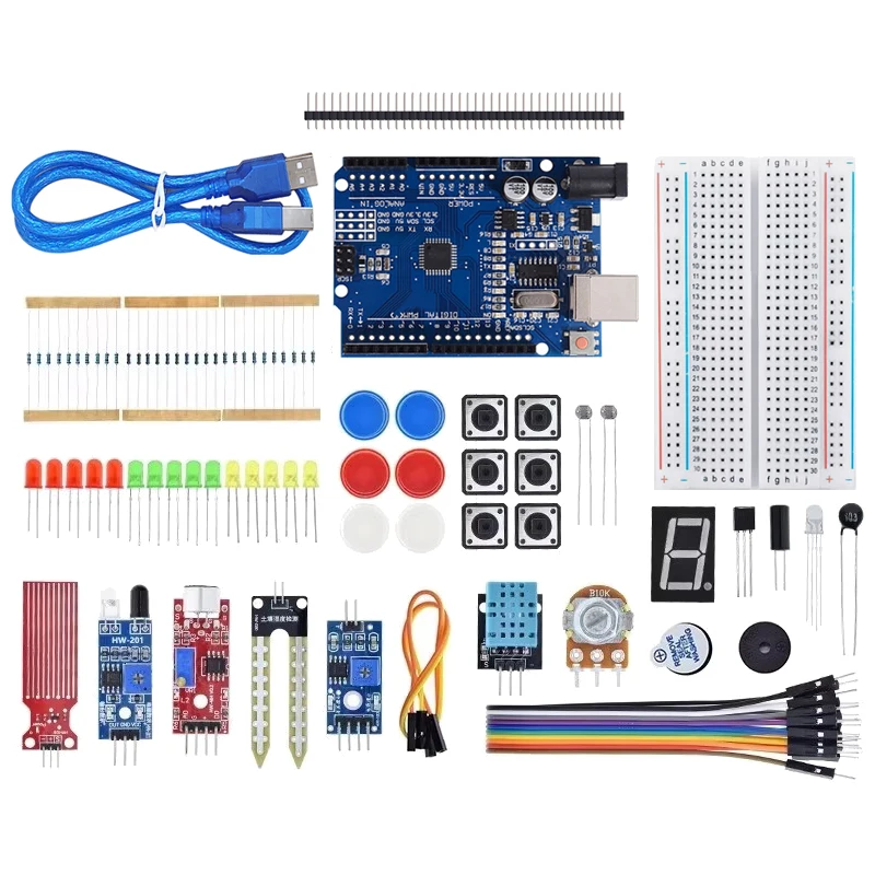 Basic Starter Kit für Arduino UnoR3 Set DIY Kit - R3 Board/Breadboard – Bild 4