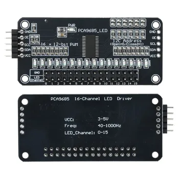 PCA9685PW 16-Kanal 12-Bit PWM Servo Shield Treiber I2C Schnittstelle PCA9685 LED-Modul Elektronisches