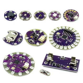 Atmega32u4 atmega328p lilypad 328 für arduino diy kit micro usb attiny85 lily tiny hauptplatine summer ws2812